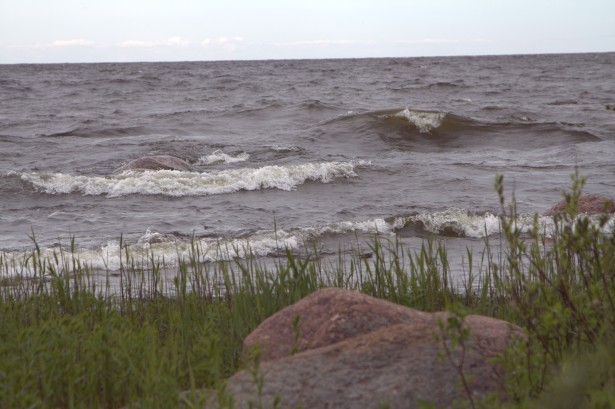 Волны на Финском заливе